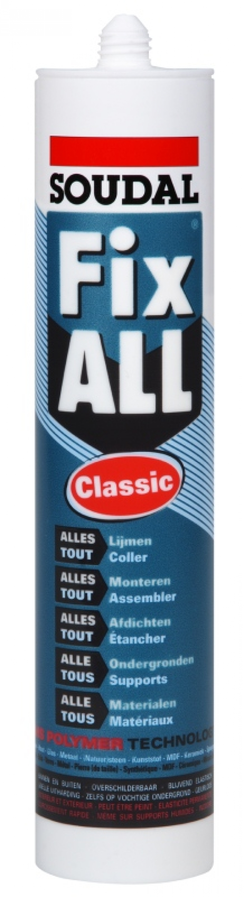 Klijuojantis hermetikas Soudal Fix All Classic (Flexi) Klijuojantis hermetikas Soudal Fix All Classic (Flexi)